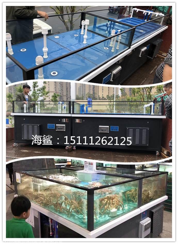 興國縣成品玻璃魚池超市魚缸廠家