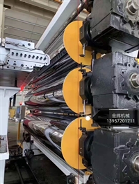 金纬机械PP、PE、ABS、PVC塑料厚板生产线