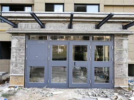 供应六安玻璃楼宇门不锈钢对讲门单元楼道门