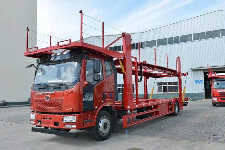 双层板五位轿运车按揭分期