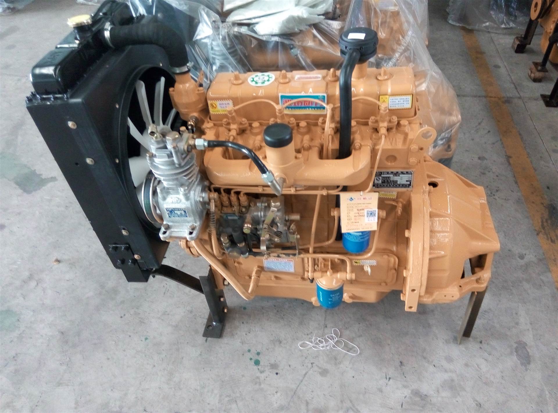 装载机潍柴490发动机工程机械铲车潍柴490增压发动机