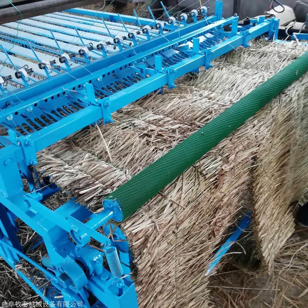 盘锦现货供应全自动草席机多用途牧草麦草秸秆编织机