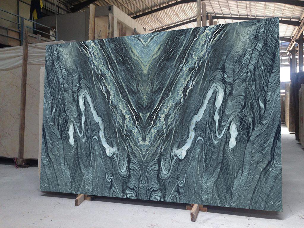 六面渗墨大板厂家石材背景新工艺