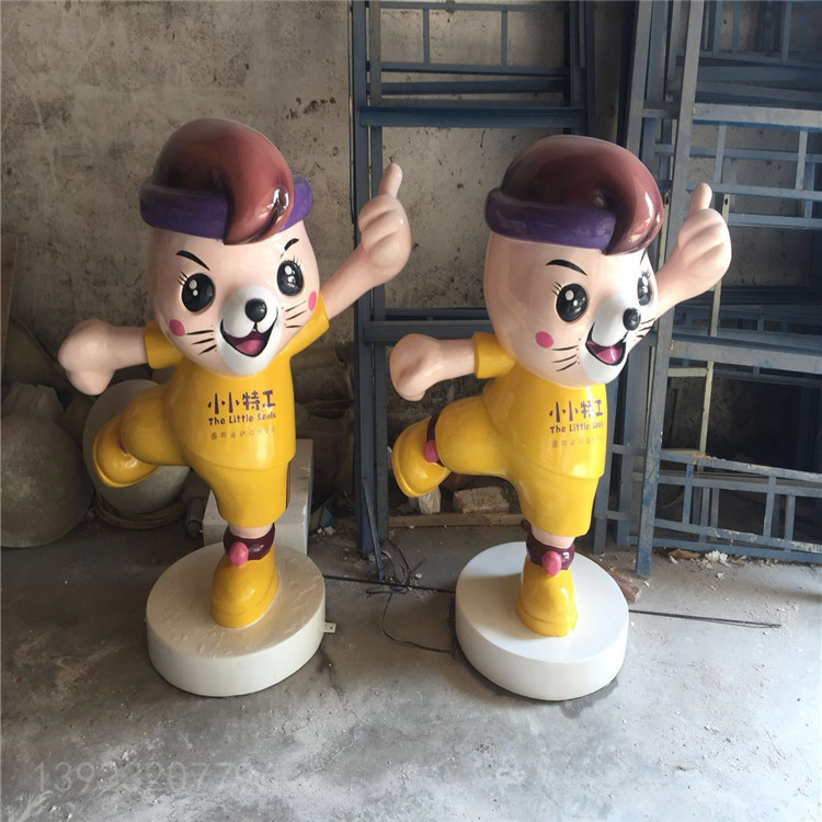 韶关玻璃钢卡通人物雕塑模型订制-搜了网